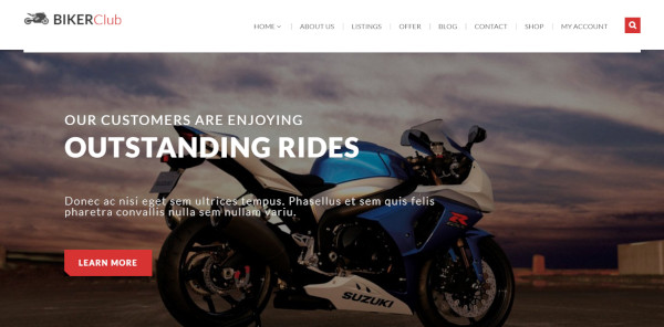 biker club – 600 google fonts wordpress theme