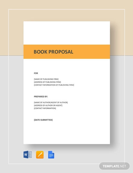 Book Proposal Template 17 Free Sample Example Format Download   Book Proposal Template 