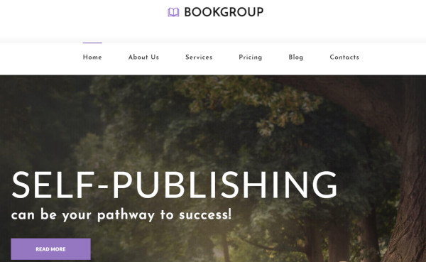 bookgroup – customizable wordpress theme