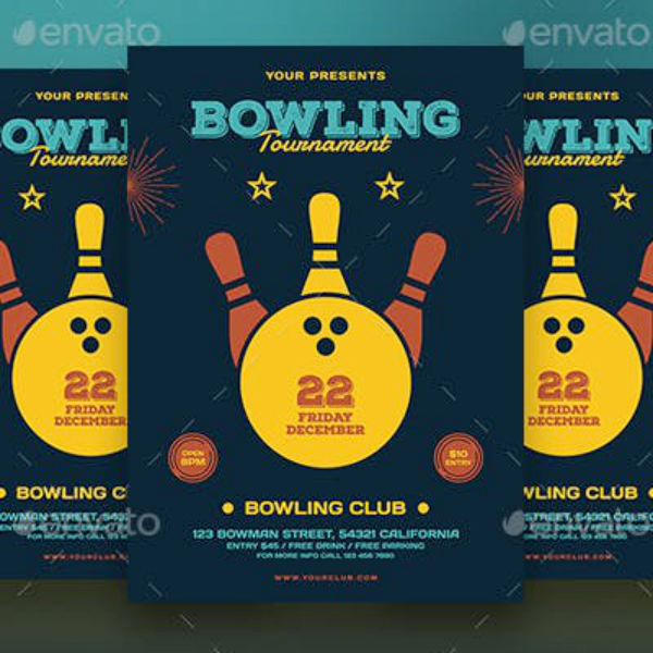 bowling-club-tournament-flyer-design