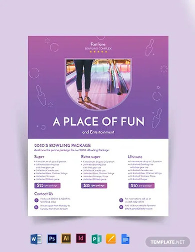 bowling-flyer-template