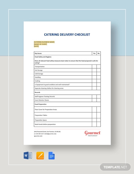 catering-delivery-checklist-template