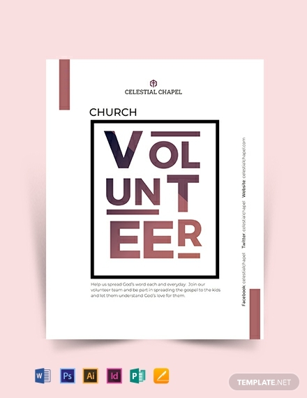 celestial-church-volunteer-flyer-template