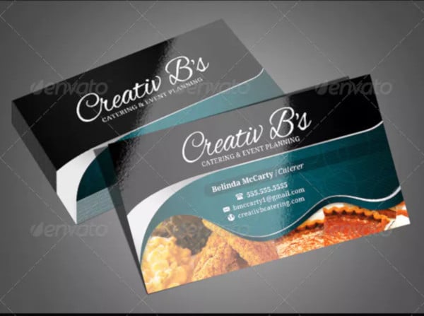 chefs catering business card templates