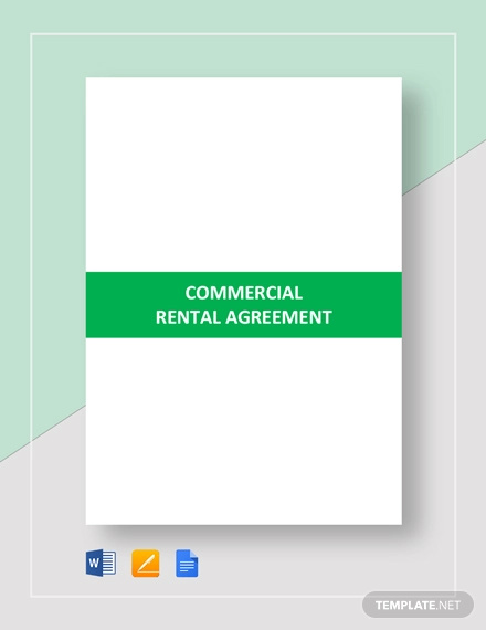 commercial rental agreement template