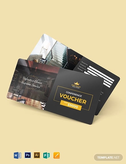 conference hotel voucher template