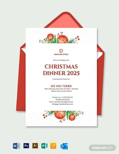corporate-christmas-dinner-invitation-template