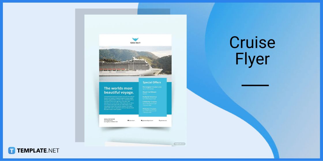 cruise flyer template