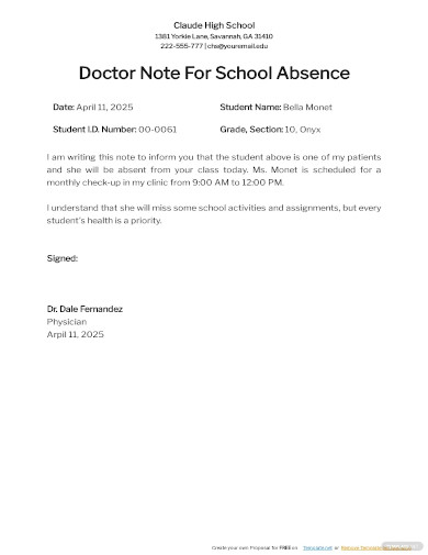 How to Make a Doctor's Note in Word [ 19+ Templates to Download]