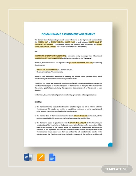 receivable assignment agreement