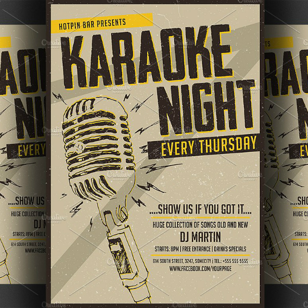 Karaoke Posters - 10+ Free Templates in PSD