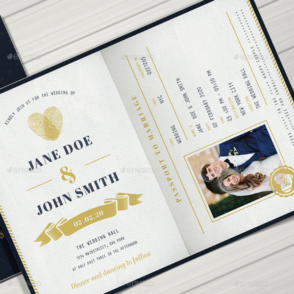 How To Make Create A Passport Invitation Templates Examples 2023