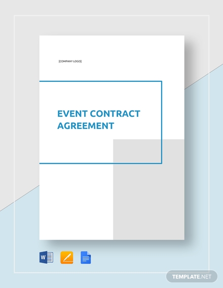 event contract agreement