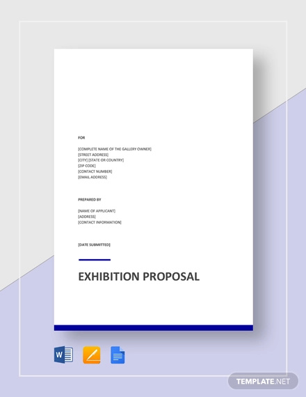 Exhibition Proposal Template - 12+ Free Sample, Example Format Download ...