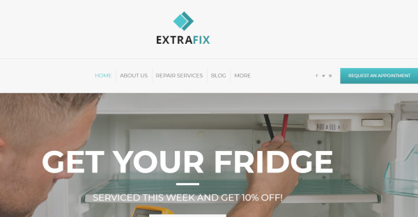 extrafix – custom wordpress theme