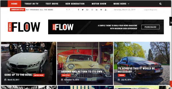 flow news – woocommerce wordpress theme