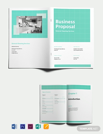 free cleaning business proposal template 440x570