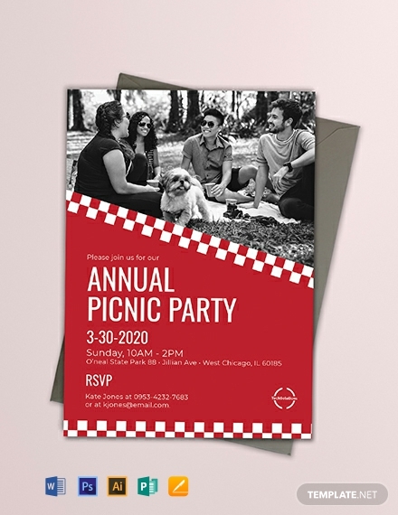 free corporate picnic invitation template 440x570