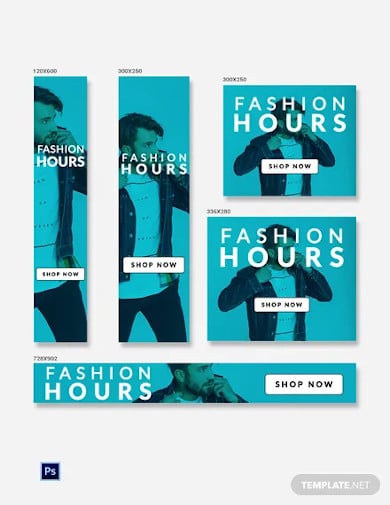 free fashion ad banner template