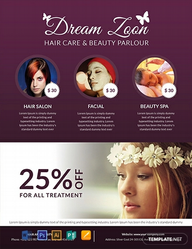 free-hair-salon-and-beauty-care-flyer-template