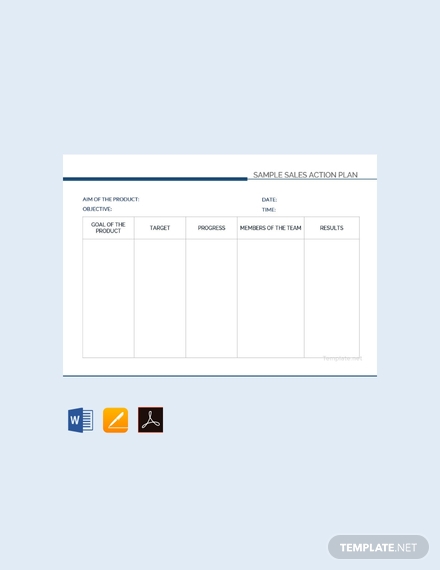 create action plan template salesforce