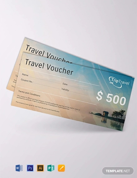 free travel gift voucher template