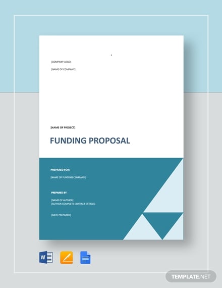 funding project proposal template