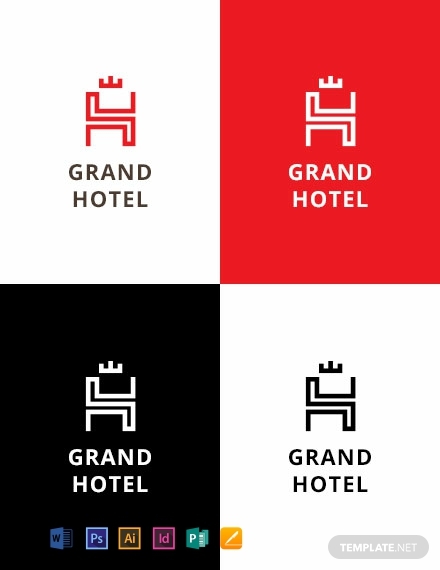 grand hotel company logo template