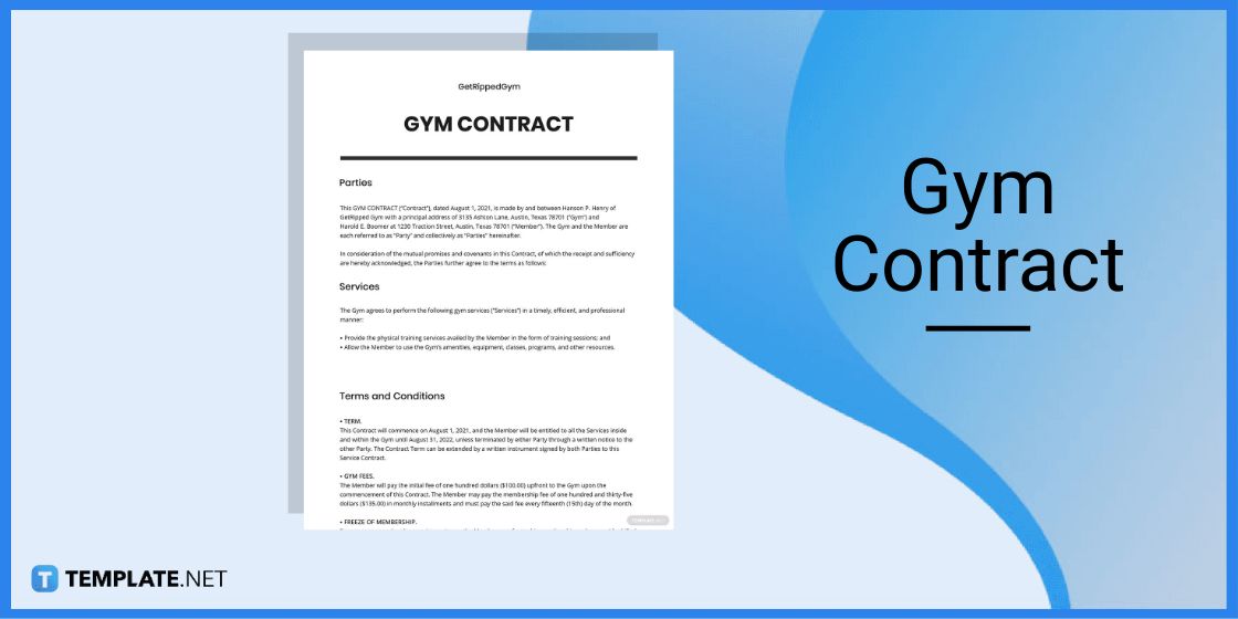 How To Make/Create a Gym Membership Contract [Templates + Examples] 2023