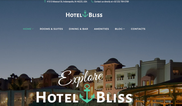 hotelbliss – responsive wordpress theme