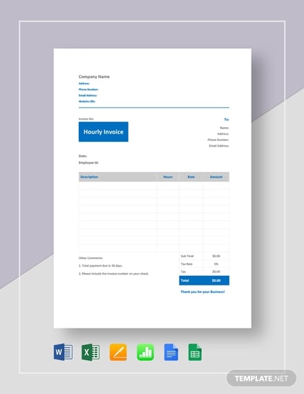 hourly-invoice-template
