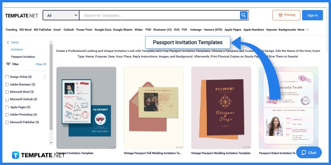 how to create passport invitations templates examples 2023 step