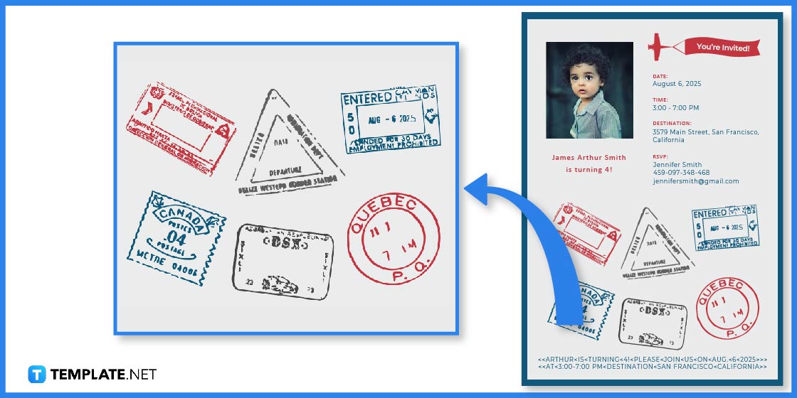 how to create passport invitations templates examples 2023 step