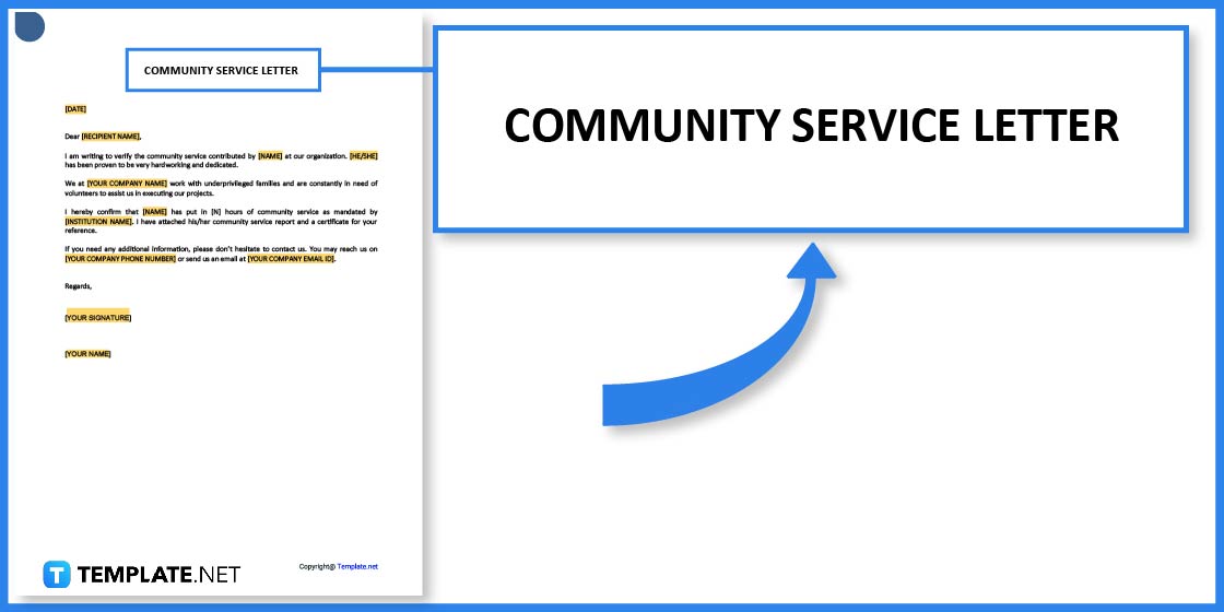 how to make a community service letter templates examples 2023 step