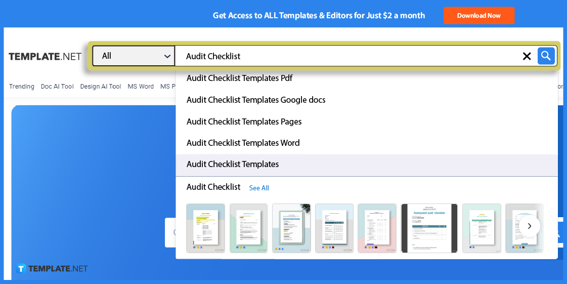how to make an audit checklist step