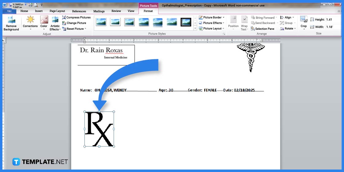 how to create a blank prescription templates examples 2023 step