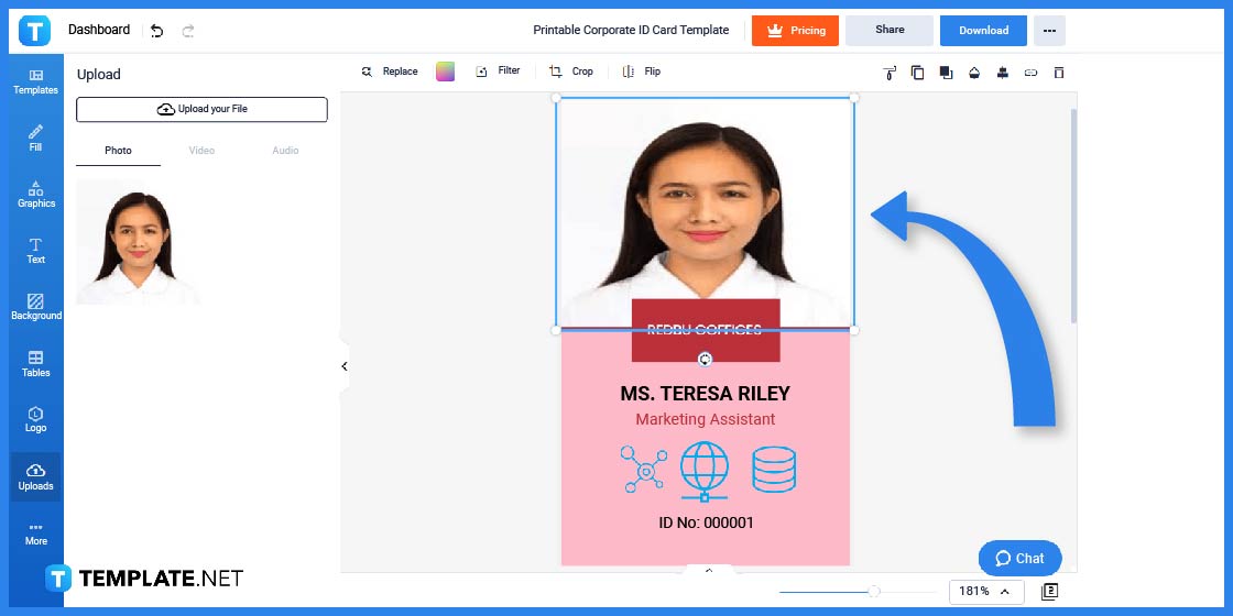 how to create an id card templates examples 2023 step