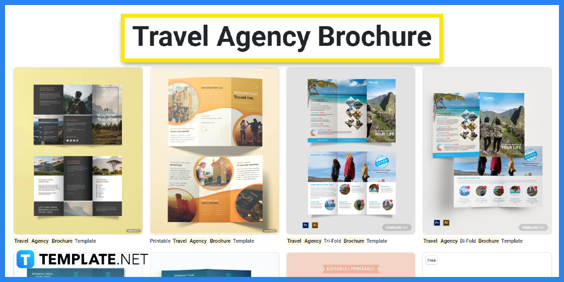 how to make a travel agency brochure step