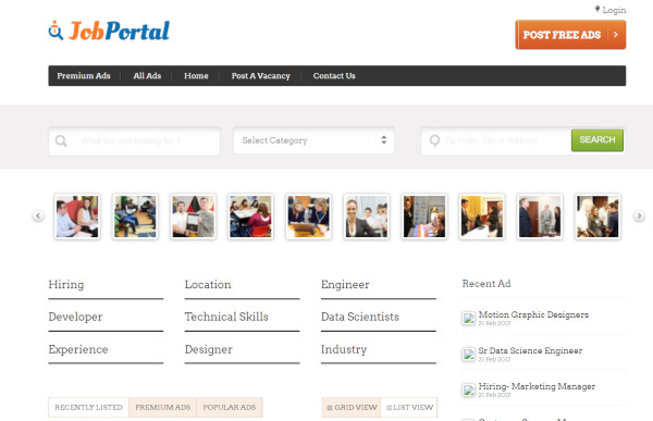 job-portal-–-mobile-friendly-wordpress-theme