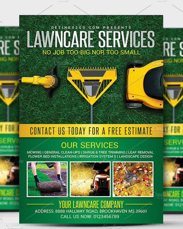 11+ Lawn & Landscaping Flyer Templates PSD, AI, Word, Apple Pages