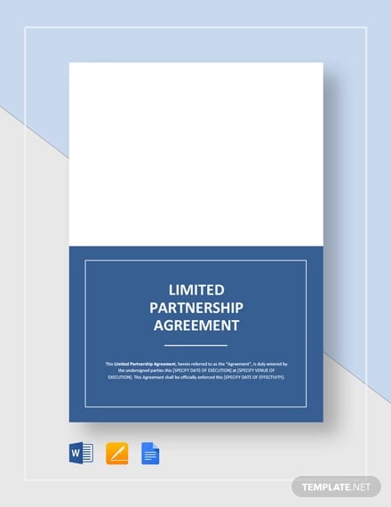 limited partnership agreement template