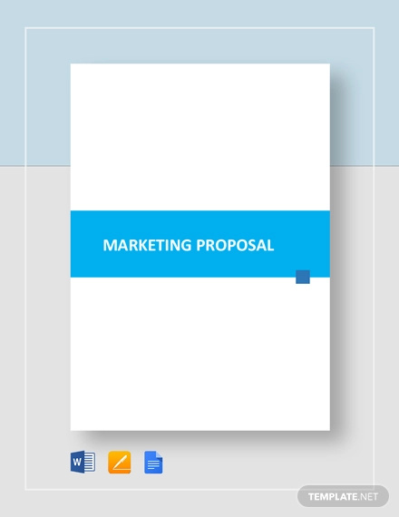 Marketing Proposal Template - 31+ Free Word, Excel, PDF Format Download