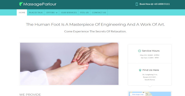 massageparlour – foot massage wordpress theme