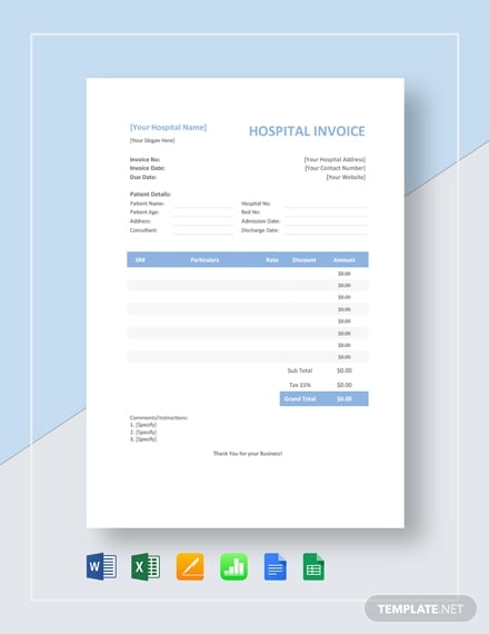 medical-invoice-template
