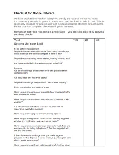 mobile-caterers-checklist-template