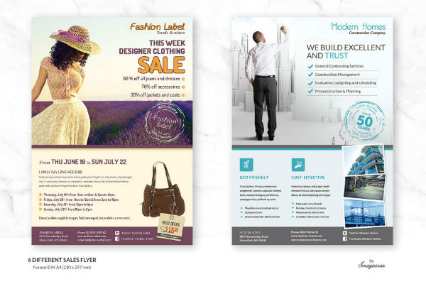 multipurpose sales flyer template