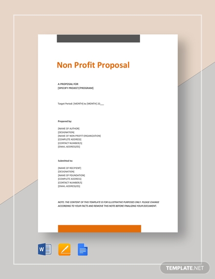 non profit proposal