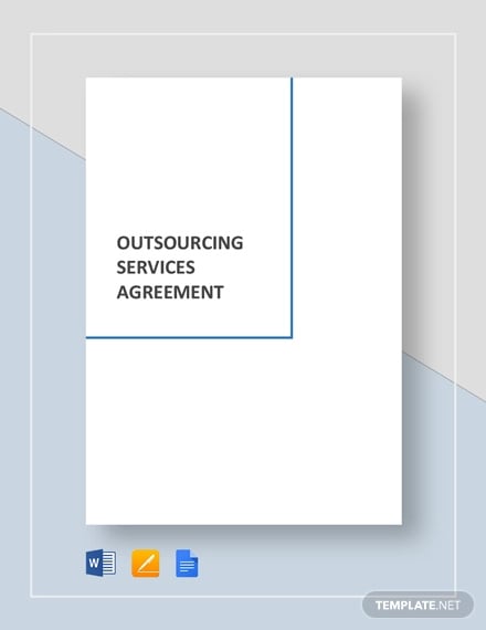 outsourcing services agreement template