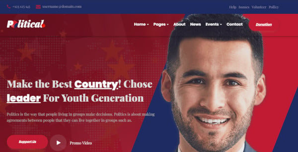 20  Best Political WordPress Themes Templates 2023 Download Now