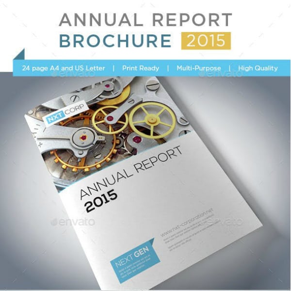 printable annual report brochure layout